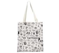 JTOUK Tattoo Lover Gift - Don’t Worry My Tattoos Don’t Like You Either Zipper Pouch Makeup Bag for Tattooer