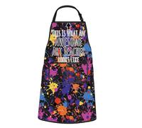 JTOUK Teacher Appreciation Gifts What An Awesome Art Teacher Looks Like Teacher’s Day Gift Back to School Gift (Art Teacher Apron EU)
