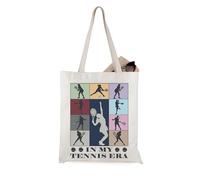 JTOUK Tennis Girls Gift In My Tennis Era Tennis Player Sports Bag Casual Tote Bag (Tennis Era Tote EU)