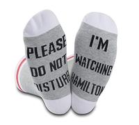 JTOUK The Broadway Musical Hamilton Inspired Socks I’m Watching Hamilton Theatre Lover Gift Novelty Socks (I’m Watching Hamilton)