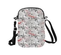 JTOUK True Crime Lover Gift Serial Killer Makeup Bag True Crime Podcast Gift for Women Travel Cosmetic Pouch (Cannibal Cr EU)