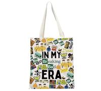 JTOUK TV Series Inspired Gift In My BreakingBad Era Tote Bag TV Show Merchandise TV Show Lover Gift (Breaking Era Tote EU)