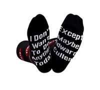 JTOUK Tv Series Show Inspired Socks I Don't Want To Do Anything Today Except Maybe Cullen Novelty Gift For Vampire lovers (Cullen EU)