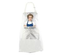 JTOUK TV Show Inspired Kitchen Apron Bear Graphic Gift Yes, Chef! Housewarming Gift for Cooking Baking Grilling (Yes Chef Apron EU)