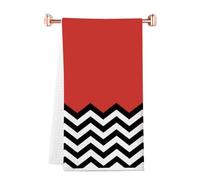 JTOUK TV Show Merch T Peaks Gift 90s TV Show Merchandise Red Room Black Lodge Kitchen Towel (Twin Towel EU)