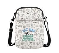 JTOUK Veterinary Anatomy Crossbody Bag Veterinarian Gift Vet Nurse Day Gift Vet Tech Week Gift (Vet med Cr EU)