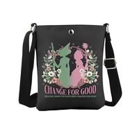 JTOUK Witch The Musical Gifts Musical Lover Gift Because I Knew You I Have Been Changed For Good Crossbody Bag (For Good CB EU)