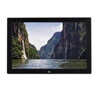 JTPMYFT High-definition 17-inch Electronic Photo Frame, 1080P Wall-mounted Video Display Player, Vertical Screen Digital Photo Album(Black)