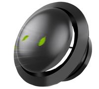 JTPMYFT High-efficiency And Energy-saving Fresh Air System, ABS Circular Air Outlet, ABS Material Louver Vents, Adjustable Air Outlet Direction(Black,150mm)