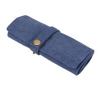 JTQYFI 10 Slot Travel Organizers for Smartwatch Bands Sturdy Cotton Canvas Storage Case Accessory with Most Watch Use Portable Watch Strap Travel Organizers