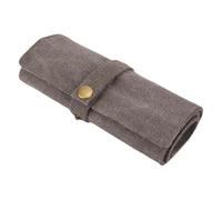 JTQYFI 10 Slot Travel Organizers for Smartwatch Bands Sturdy Cotton Canvas Storage Case Accessory with Most Watch Use Portable Watch Strap Travel Organizers
