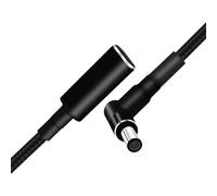 JTQYFI 100W USB C To 6.5x4.4mm Male Plug Converters USB C PD100W Charging Cable Cord For Laptop Notebook Power Power Adapter