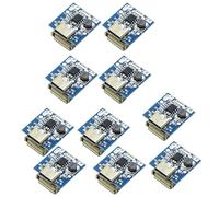 JTQYFI 10Pcs 5V Battery Charging Board Step Up Module Feature Overcharge And Discharge Protections With LED Lights Temperature Control Board
