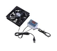JTQYFI 120mm USB Powered Quiet Cooling Fans With Thermostat Control For Efficient Cooling In Cabinets