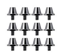 JTQYFI 12Pcs Football Shoe Studs For 5MM Threaded Soccer Shoes 11mm/13mm/15mm Replacement Spikes Football Studs