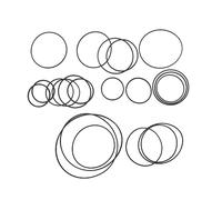 JTQYFI 20pcs 1mm Square Folded Rubber Belt 35-65mm 190mm for Recorders CDROM Video Machines Drive Machine Square Folded