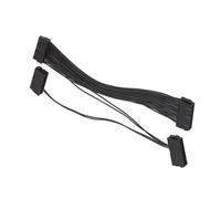 JTQYFI 30cm 24Pin Male 1 To 3 Port Female Power Supply Cable Connectors Extension Adapters 24 Pin Chasses Power Sync