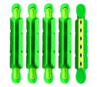 JTQYFI 5 Pcs Fishing Winder Line Wrapping Board Line Rod Spools Holder Coiling Clips Plate Fishing Coiling Plate Organizers Storage