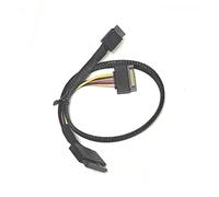 JTQYFI 50cm PCIe SFF8611 Male To SFF8639 Female HDDs Hard Drives Cable For NVMe And PCIe