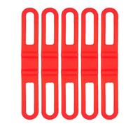 JTQYFI 5Pcs Bikes Silicones Band Fixed Belt Cyclings Flashlight Mount Flashlight Mount Elastics Belt Bandages Band