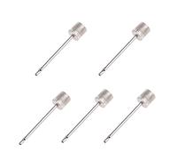 JTQYFI 5Pcs Multifunctional Air Pumps Inflatable Ball Needle Ball Inflating Pin Metal Steels Inflatable Adapters