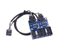 JTQYFI 9Pin USB Splitter Increase Your USB Connection 9Pin Motherboards Header Expansion Adapter For PC 9Pin 1 To 2/4 USB HUBs