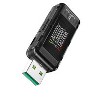 JTQYFI A2Q USB Power Meter Tester 8A 120W Digital Multimeter Voltages Current Tester USB Battery Checkers Phone Fast Charging