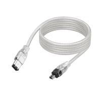 JTQYFI Adapter Cable 6P To 4P Line IEEE1394 Digital Camera Connection Cable For Fast Speed Data Transmission