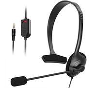 JTQYFI Adjustable Headset With Flexible Noise-Cancelling Microphone And Volume Control Black For Single Port Computers Headphones With Microphone Usb Noise Cancelling