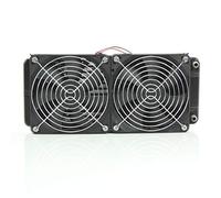 JTQYFI Aluminum Computer Radiator Water Cooling Cooler 2 Fans 240mm For CPU Heatsink