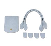 JTQYFI Crochet Patchwork Bag Accessories Set with Closure and Detachable Components in Multiple Colors Adjustable Carrying