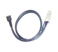 JTQYFI Durability PCIE SFF-8644 Cable SFF 8611 4i To SFF 8644 4i Server Interfaces Cord With 500MΩ Insulation Resistance