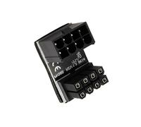JTQYFI Efficient PCIe 8Pin 180 Degree Power Connector Adapter For Streamlined Graphics Card Installation PC Build Accessory