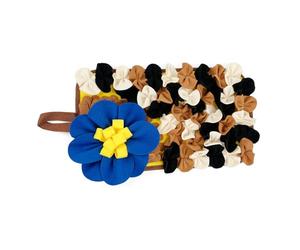 JTQYFI Engaging Small Animal Pet Feeding Board with Flower Design Encourages Natural Foraging Behavior Washable Training Tool Foraging Mat for Rabbits