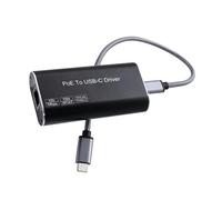 JTQYFI Ethernet To USB C Adapter With Power Supply USB C Converters For Laptop Tablets Smartphone For Travel