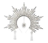 JTQYFI Fashionable Intricate Medusas Crowns With Angelic Designs Hair Decoration For Halloween And Theme Party Costumes Use Stage Performances Headwear