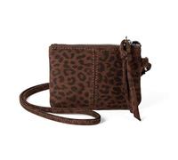 JTQYFI Fashionable Leopards Pattern INeck Wallet for Coin and Keys PU Change Pocket with Lanyard Wallets Purse for Women Comfortable Neck Lanyard