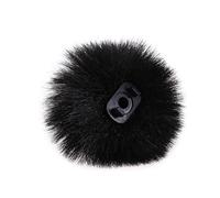 JTQYFI Lavalier Microphone Outdoor Artificial Furry Windscreen for Lavalier Microphone Furry Windscreen Wind Muff