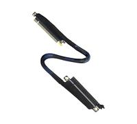 JTQYFI PCIe 5.0 X16 GPU Extension Cable 180Degree Design Braide Shield High Bandwidth 64GBs For Enhances Airflows Right Exit