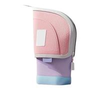 JTQYFI Pencil Case Telescoping Pen Pouches Standing Holder Storage Bag Travel Makeup Brush Holder Portable Organizers School Pencil Box