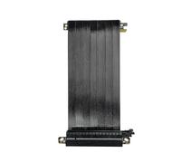 JTQYFI Premium &Thin PCIe5.0 X16 Extension Cable With Double Reverse Design And High Frequency Compatible For ITX Servers