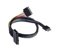 JTQYFI SFF-8611 4I To SFF-8639 PCIE Hard Disk Server Cable SFF-8611 4I To SFF-8639 8611 4I To 8639 Replacement Cable