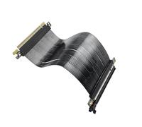 JTQYFI Slimly PCIe5.0 X16 GPU Extension Cable 180degree Parallel Direction Setups Highly Speed Data Transmission