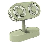 JTQYFI Small Desk Rechargeable Sturdy Table Fans With 3 Speeds Portable Fan For Bedroom Office 4 Colors Desk Fans Small Quiet Usb Battery Operated Rechargeable