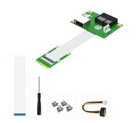 JTQYFI Small PCIE To PCIEx1 Cable Horizontal/Vertical Connection Enhances Device Connection And Long Time Durability