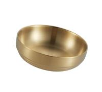 JTQYFI Stainless Steel Round Small Dipping Bowl Dishwasher Safe Condiment Tray Plate for Sauces Dressings Snacks Presentation Space Saving Sauce Bowl for Home
