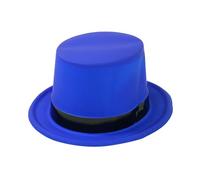JTQYFI Stylish Fluorescent Tall Hat With Shining Color For Various Occasion Theme Event Party Gathering Dressingup Club Hat Eye Catching Fedoras