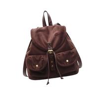 JTQYFI Stylish School Bag Spacious Backpack Leather Rucksack with Adjustable Strap Travel Daypack for Various Occasion School Bag