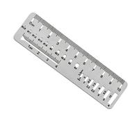 JTQYFI Surgical Stainless Steel Measuring Scale for Veterinary Orthopedics Procedures and Pet Bone Surgeries Surgical Screw Measurement Tool