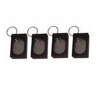 JTQYFI Training Clickers Set of 4 for Scientific Pet Behavior Modification Easy to Carry Obedience Trainer for Dog Easy Pet Training Tool